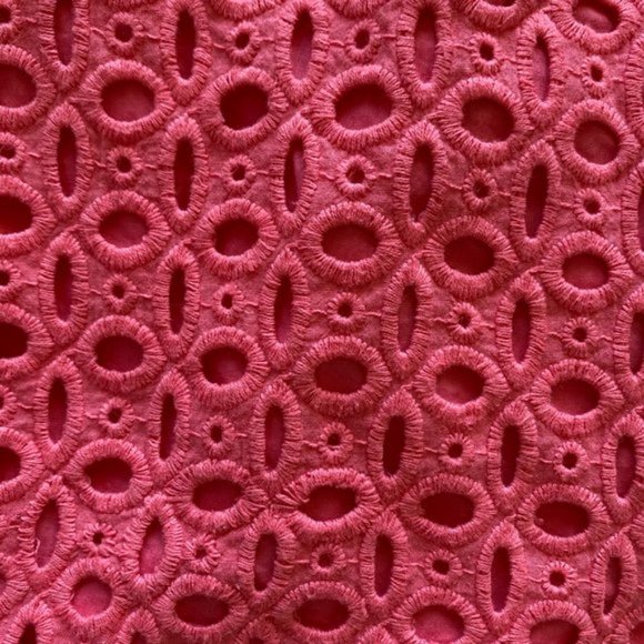 J. CREW• Crochet Eyelet Mini Skirt in Pink Size 4 - Picture 6 of 8
